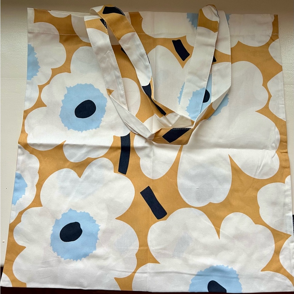 NWT - MARIMEKKO Tote Bag Pieni Unikko Canvas Cotton
